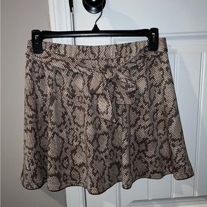 Animal Print Skirt